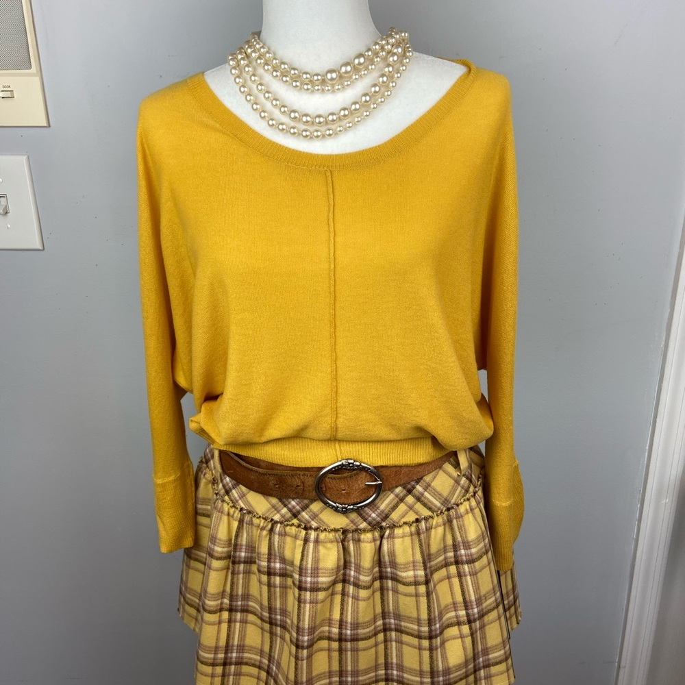 American eagle wool lined plaid skirt - Picture 3 of 3